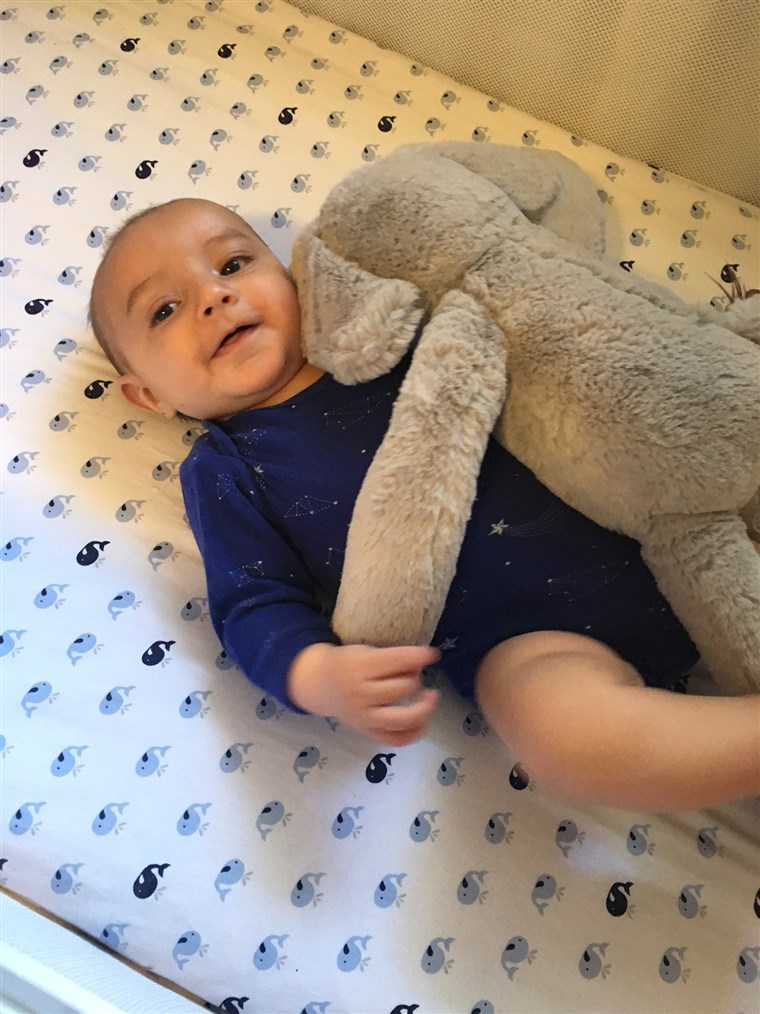 Meena Hart Duerson's 3-month-old son, Bear. 
