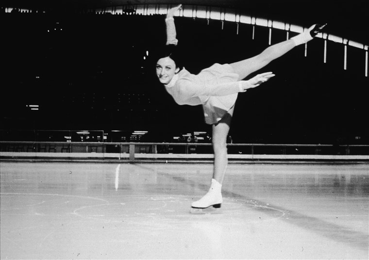 페기 Fleming At 1968 Winter Olympics