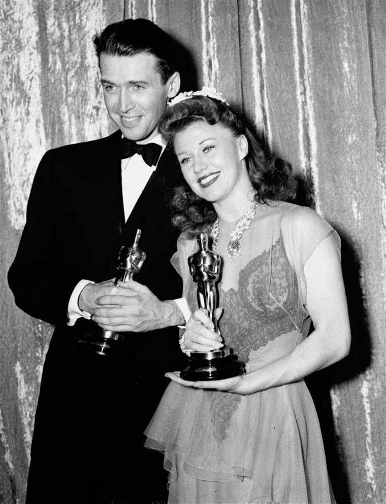 Zenzero Rogers Jimmy Stewart Oscars 1941