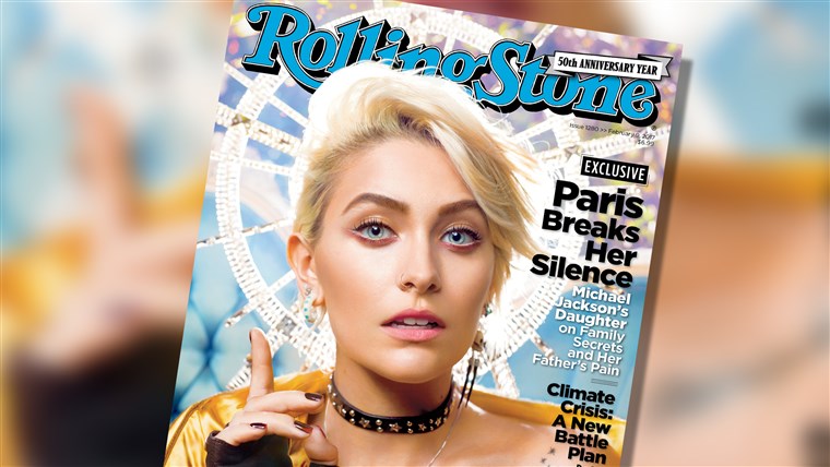 Parigi Jackson on the cover of Rolling Stone