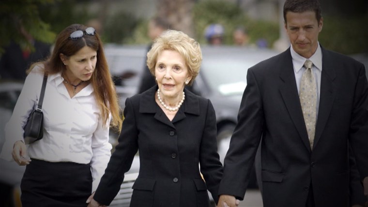 패티 Davis with Nancy Reagan
