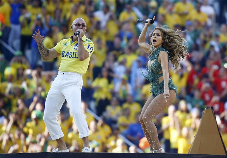 영상: Singers Jennifer Lopez and Pitbull 