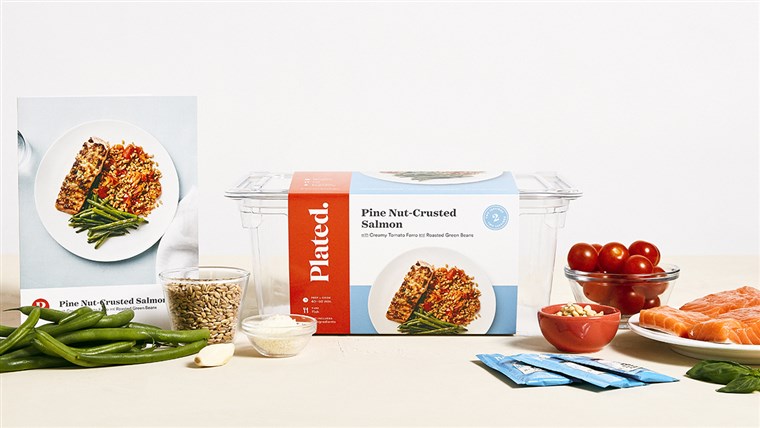 アルバーストンズ Companies launches Plated in-store meal kits.