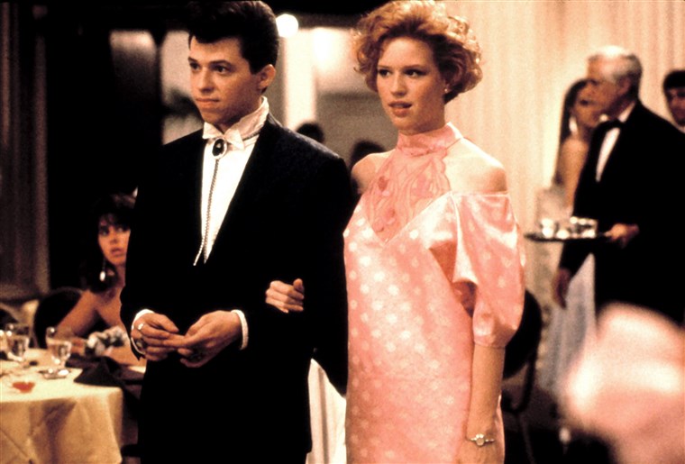 BELLA IN PINK, Jon Cryer, Molly Ringwald, 1986, © Paramount / Courtesy: Everett Collection