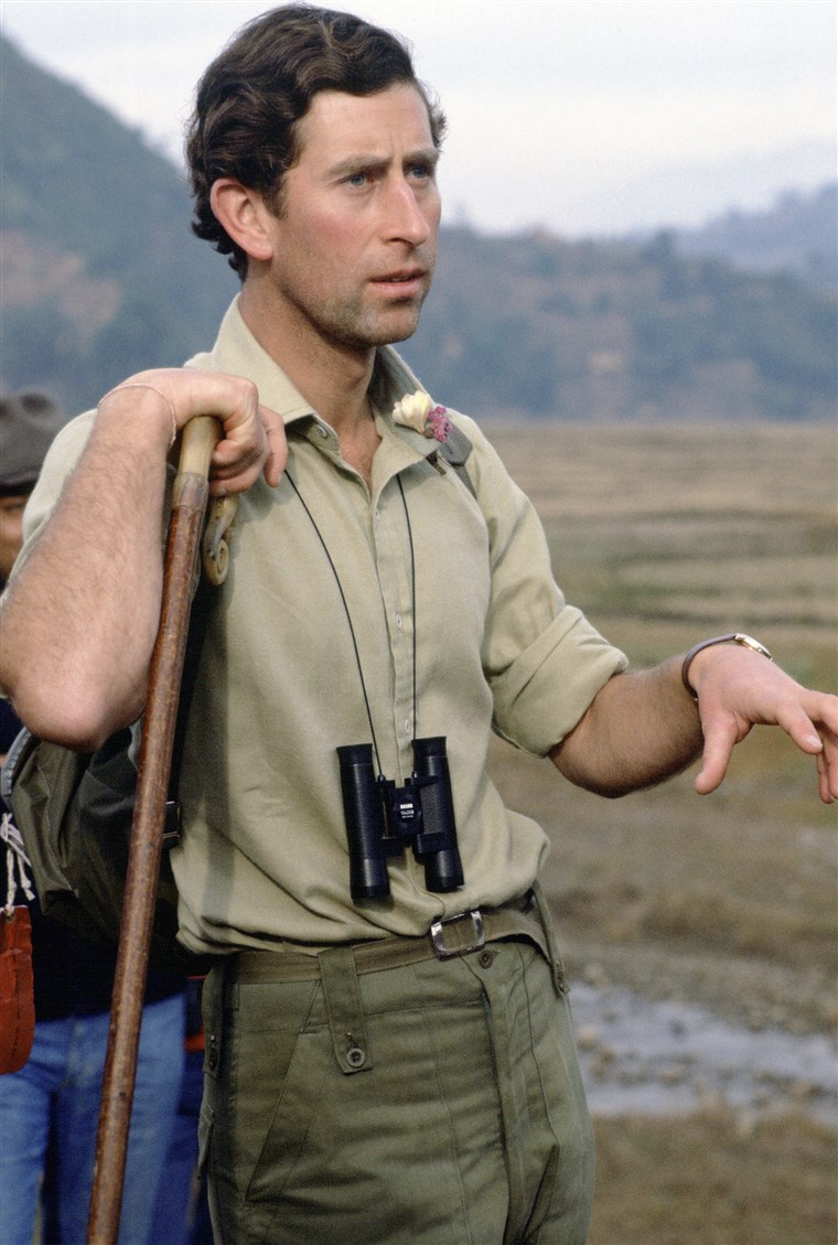 왕자 Charles during his Trek of Nepal