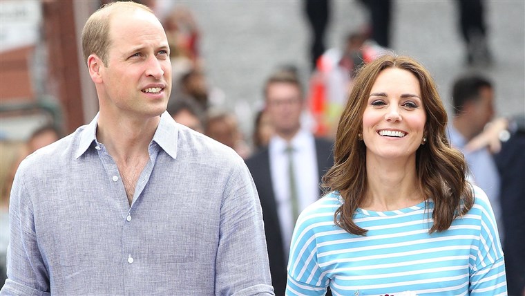 왕자 William and his wife, Duchess Kate, the former Kate Middleton