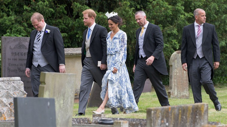公爵 and Duchess of Sussex, Meghan Markle, at wedding