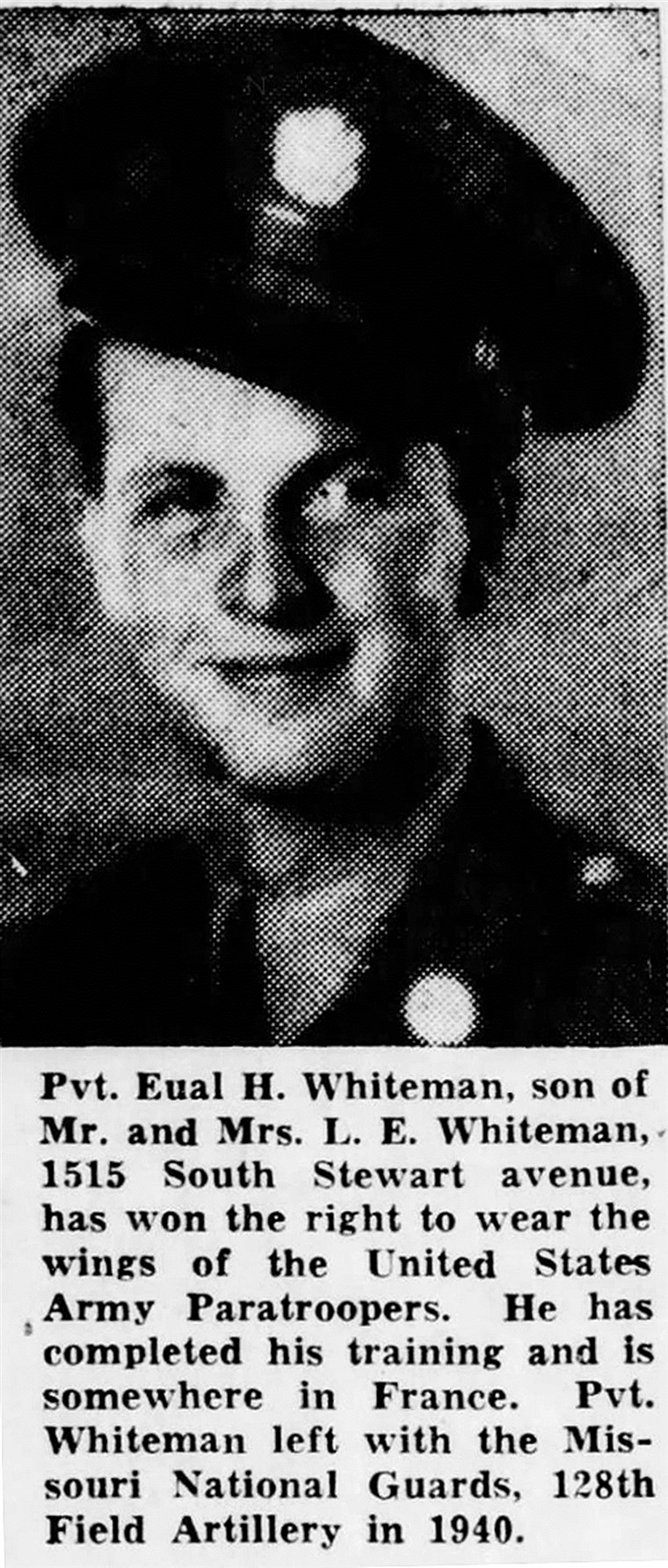 Eual Whiteman, Purple Heart medal reunites with veteran's family