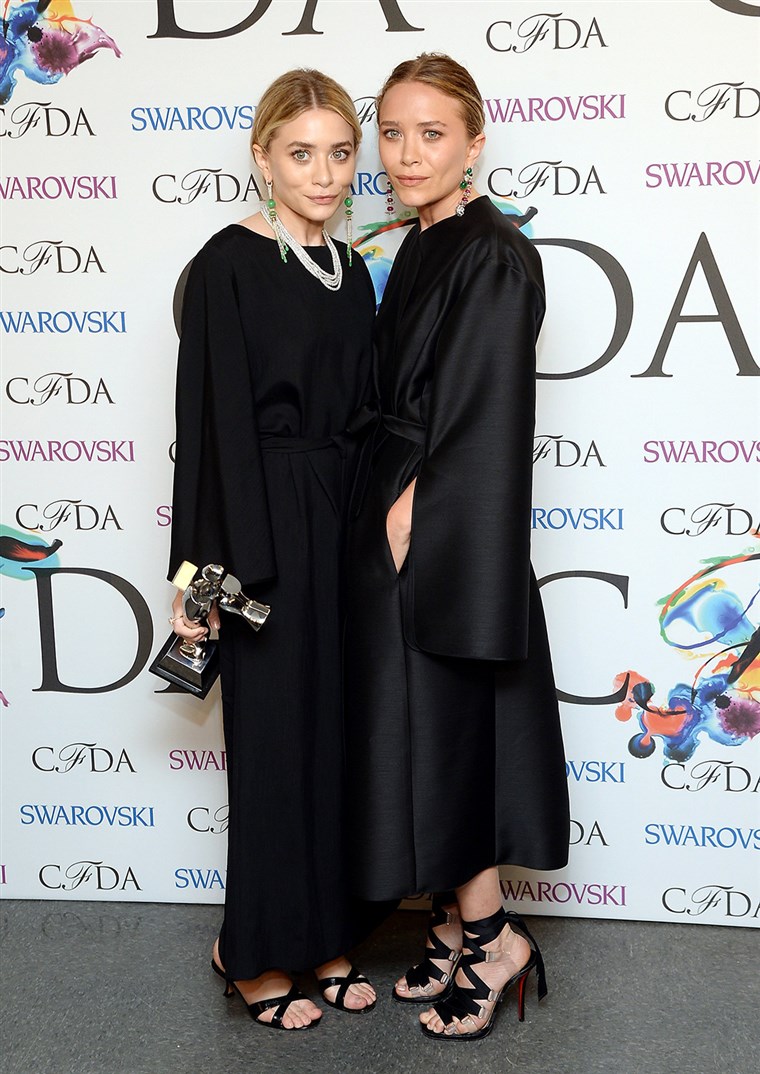Mary-Kate Olsen and Ashley Olsen won the Accessories Designer of the Year award.