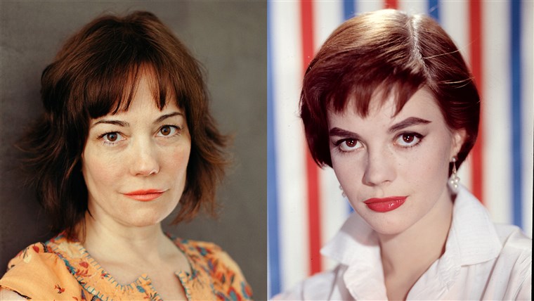 Natasha Gregson Wagner earlier this year, side-by-side with her mother, Natalie Wood.