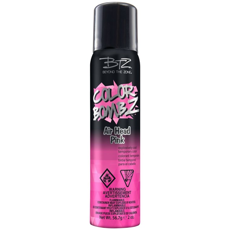 Berwarna merah muda hair spray
