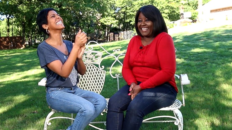 Tamron Hall surprises her mom for Mother's Day