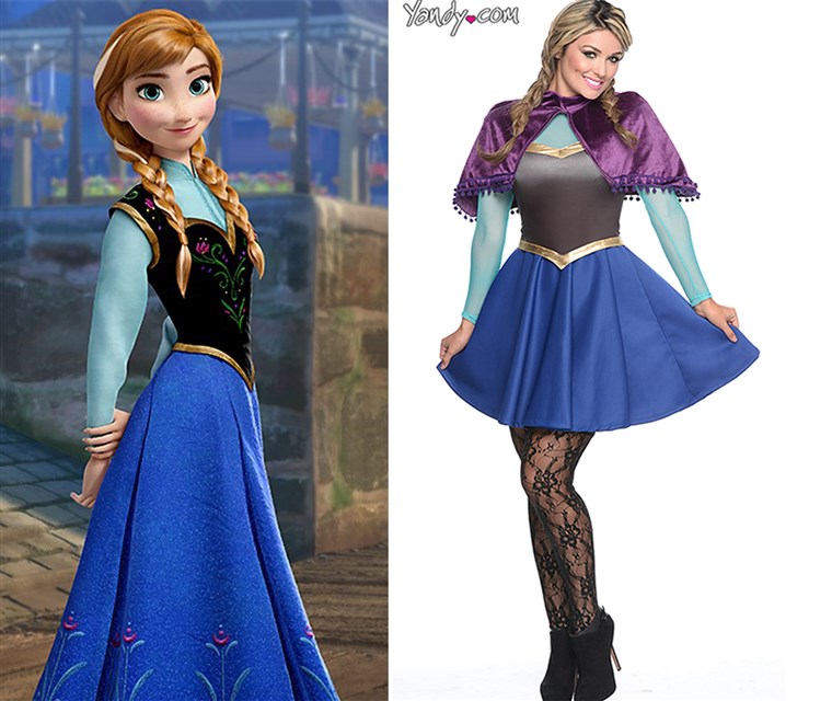 Anna from Frozen compared to her 