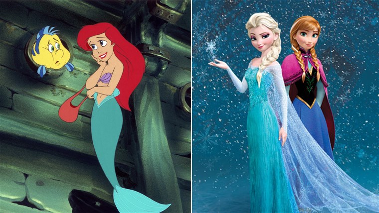 画像： Ariel, Elsa and Anna