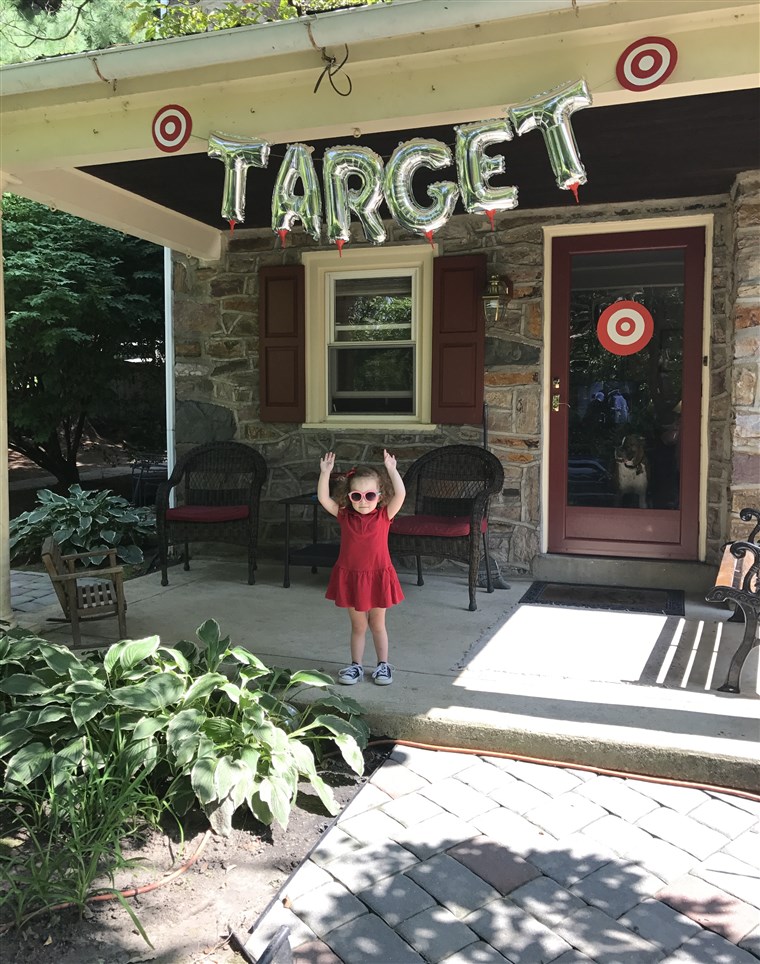 Charlie Kern asked for a Target-themed birthday party, and her mom delivered.
