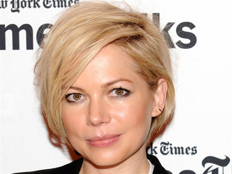 Imut short hairstyles: Michelle Williams