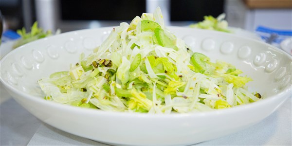 Finocchio and Celery Salad with Pecorino Cheese