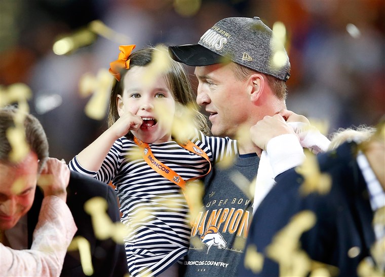 Peyton Manning and daughter