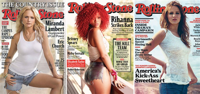 Immagine: Miranda Lambert, Rihanna, Jennifer Lawrence