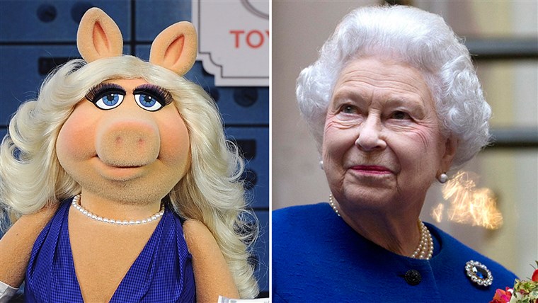 미스 Piggy, Queen Elizabeth