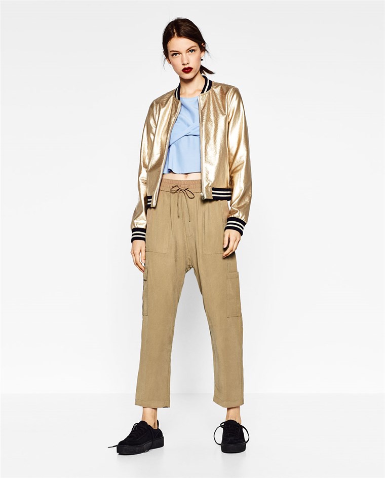 Zara gold-toned jacket