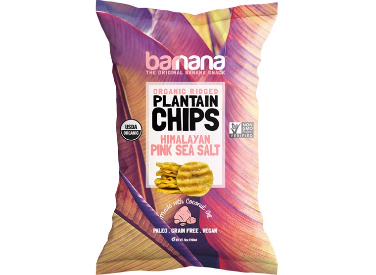 바나나 Himalayan Pink Sea Salt Organic Plantain Chips