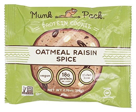 덩어리 Pack Oatmeal Raisin Spice Protein Cookies