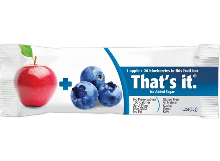 Bahwa's It Apple and Blueberry Fruit Bars