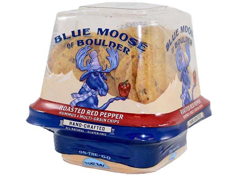 푸른 Moose of Boulder Roasted Red Pepper On-the-Go Hummus
