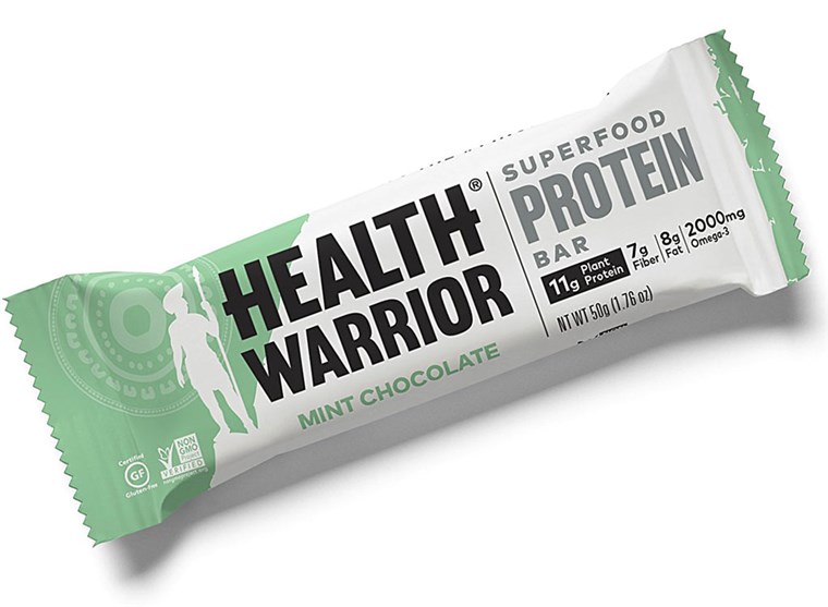 Kesehatan Warrior Mint Chocolate Superfood Protein Bars