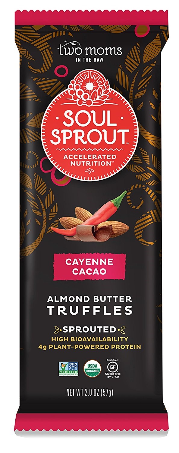 Jiwa Sprout Cayenne Cacao Almond Butter Sprouted Truffles