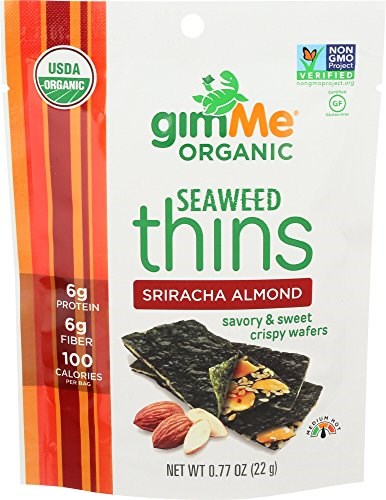 김미 Sriracha Almond Seaweed Thins