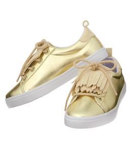 금속 Fringe Sneakers