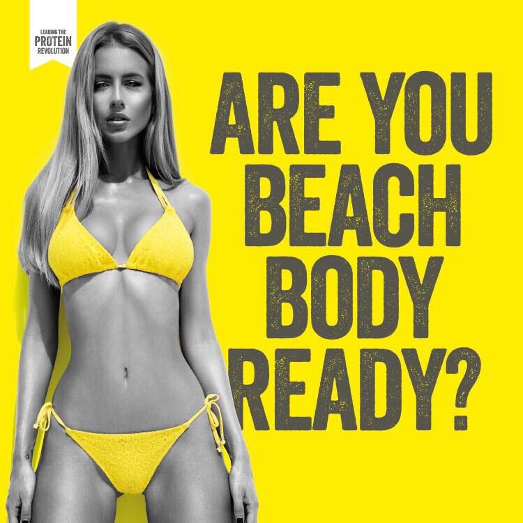 Proteina World's 2015 ads caused an outcry after popping up in London and New York in 2015.