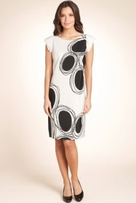 層状 Cap Sleeve Spotted Dress, Marks & Spenser, £49.50 (roughly $78).