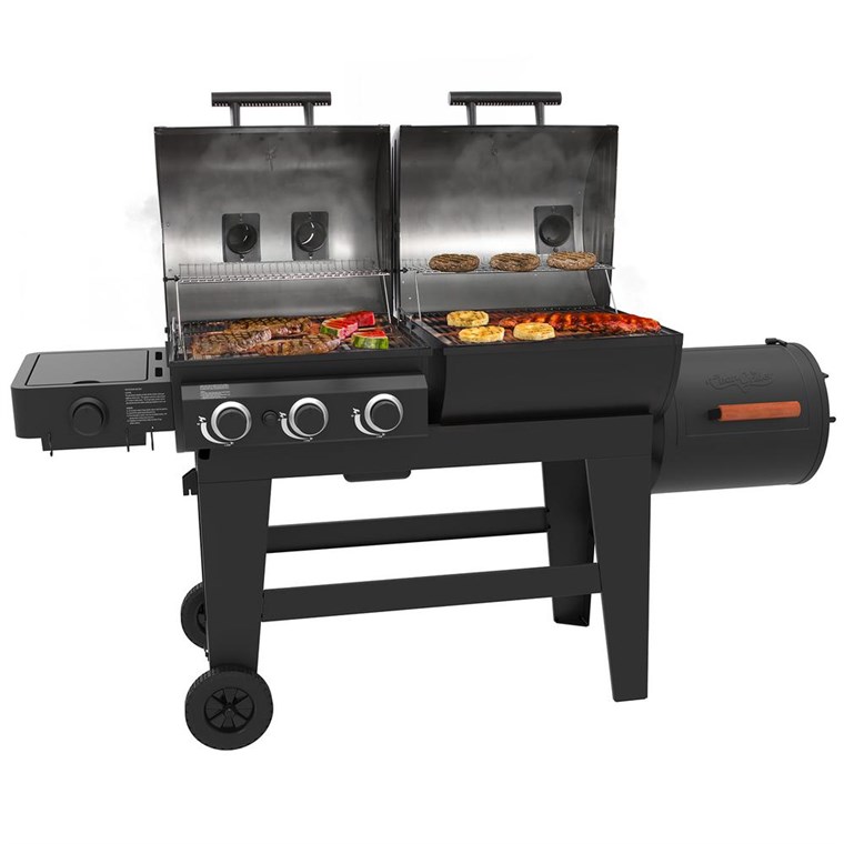 Triple Play Gas and Charcoal Grill