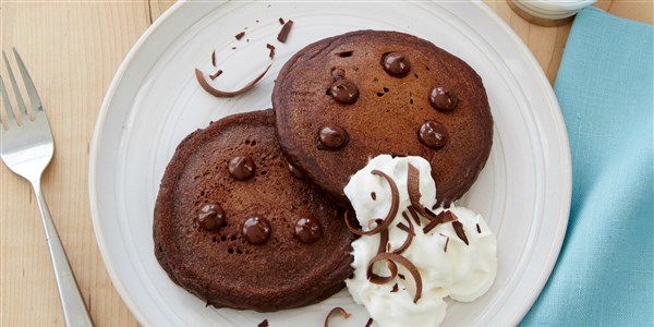 ダブル Chocolate Chip Pancakes