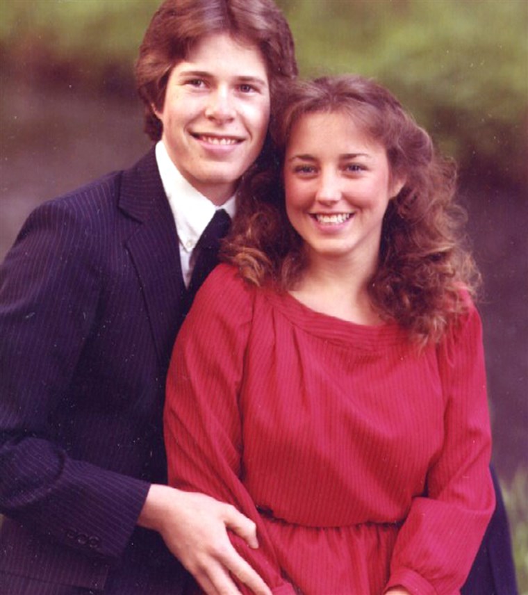 Prima 19 kids: Michelle and Jim Bob Duggar before their marriage in 1984.