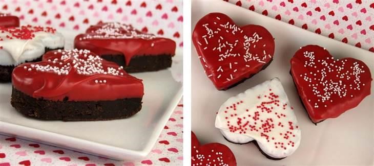 Cuore Shaped Brownies