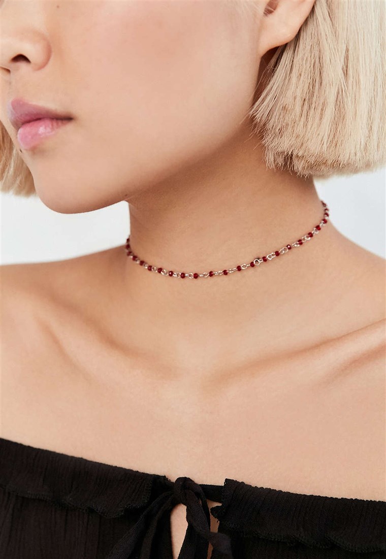 리비 stone Choker Necklace women's fashion accessories style