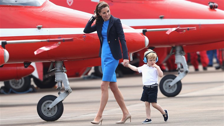 Caterina, Duchess of Cambridge and Prince George