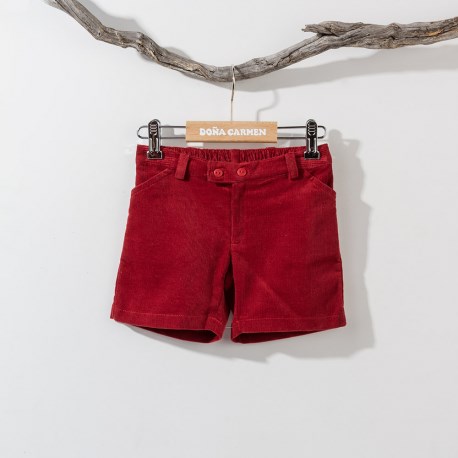 왕자 George red Dona Carmen shorts