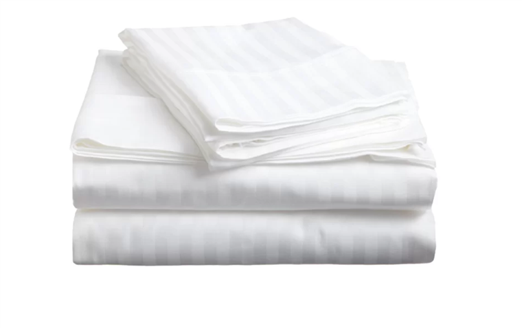 Stiped cotton sheet set