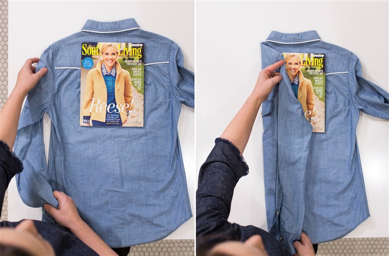 머무르다 organized: How to fold a dress shirt