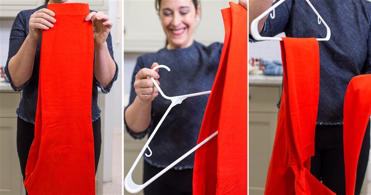 머무르다 organized: How to hang your pants