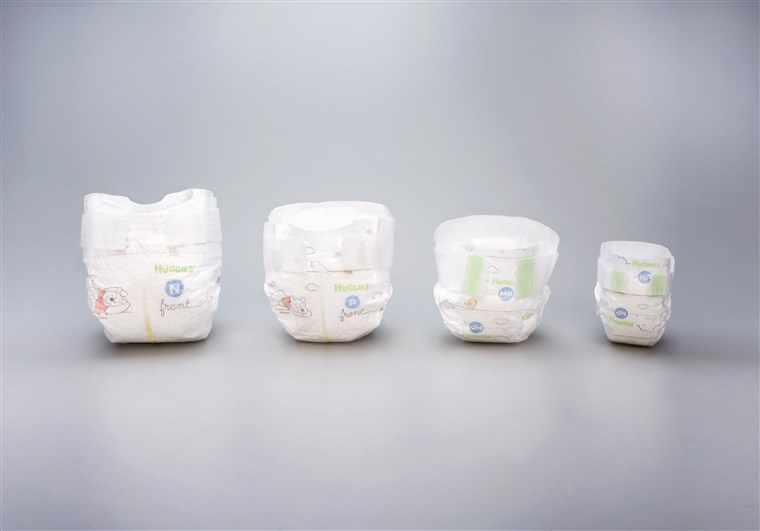 Huggies line preemie diapers