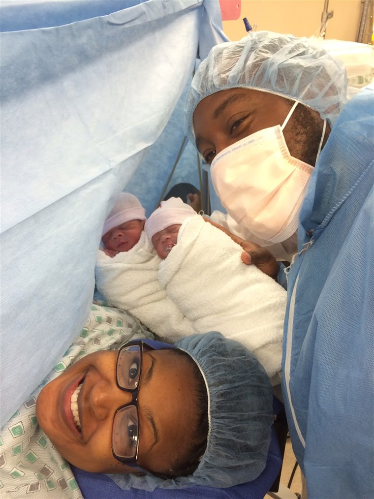 Setelah having a son, Nia Tolbert learned she was having twins during her second pregnancy. In August, she learned that she was having triplets for her third pregnancy.