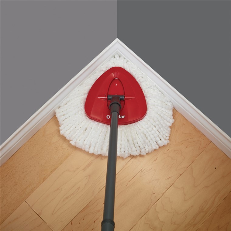 오 - 삼나무 mop's triangle head cleaning a corner