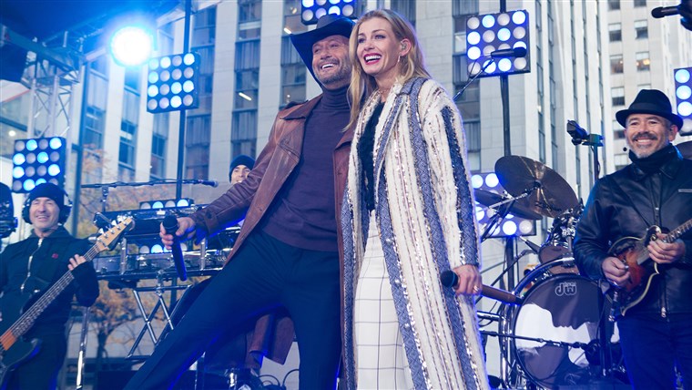 Tim Mcgraw and Faith Hill on TODAY, November 17th, 2023.