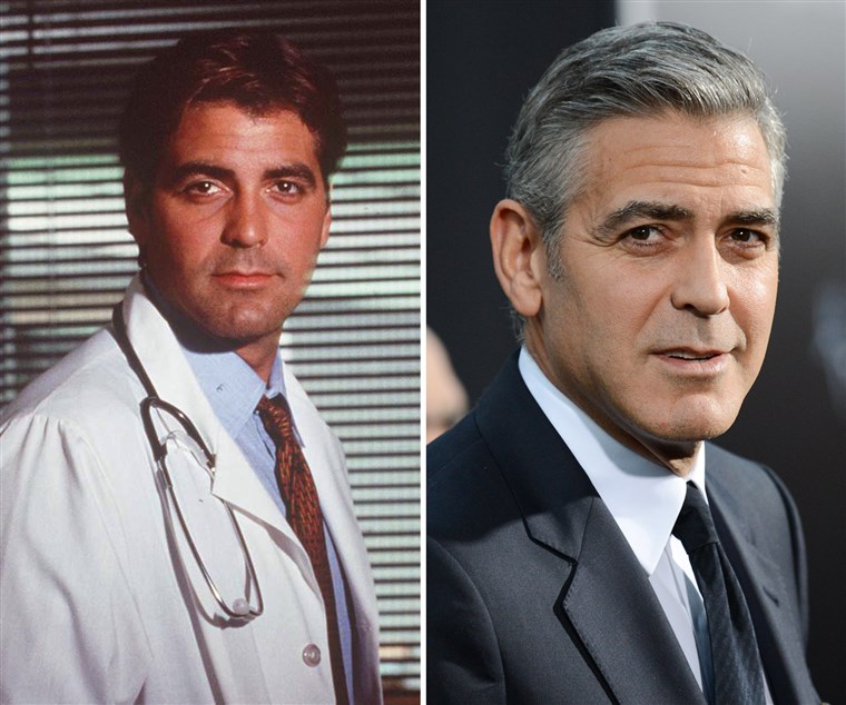 Giorgio Clooney, then and now.